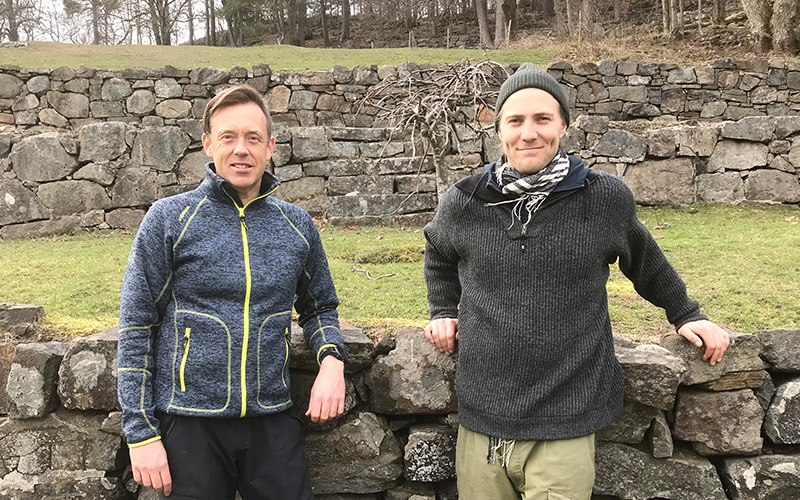 Tor Olav Hagestad (til venstre) og Andreas Grimsland (til høyre)